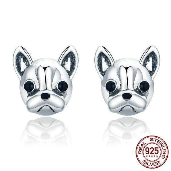 Frenchie silver rings