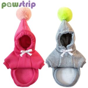 Frenchie World Shop 1Pc Autumn Winter Pet Dog Hoodies Soft Cartoon Pet Clothes for Small Dogs Cats Lovely Hiromi French Bulldog Clothes Dog Supplies