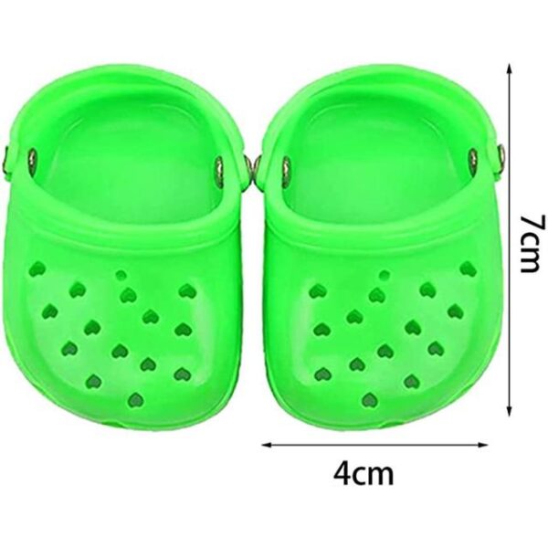 Frenchie World Shop green 2pcs Pet Summer Sandals With Anti-slip Sole Waterproof Breathable Comfortable Dog Shoes Small Breeds Dogs Shoes