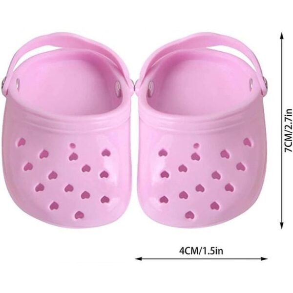 Frenchie World Shop pink 2pcs Pet Summer Sandals With Anti-slip Sole Waterproof Breathable Comfortable Dog Shoes Small Breeds Dogs Shoes