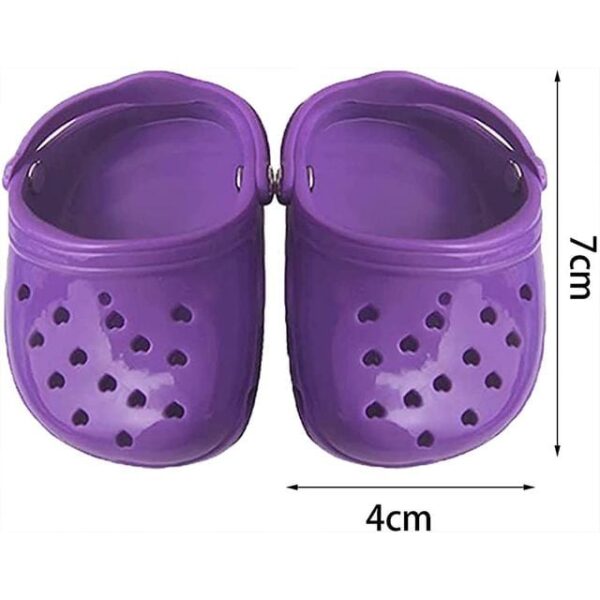 Frenchie World Shop Purple 2pcs Pet Summer Sandals With Anti-slip Sole Waterproof Breathable Comfortable Dog Shoes Small Breeds Dogs Shoes