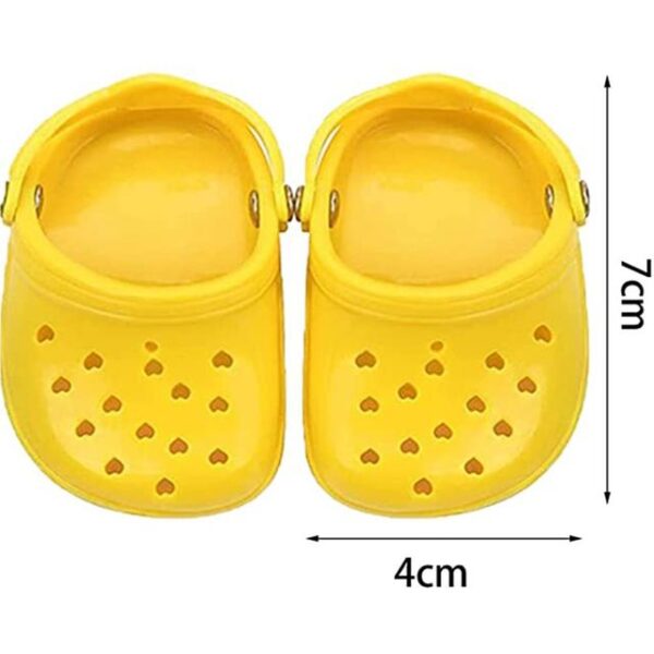 Frenchie World Shop yellow 2pcs Pet Summer Sandals With Anti-slip Sole Waterproof Breathable Comfortable Dog Shoes Small Breeds Dogs Shoes