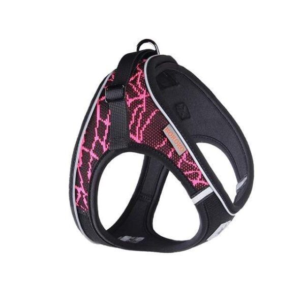 Frenchie World Shop Pink Harness / XS / China 360-degree Reflective French bulldog Harness