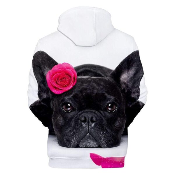 Frenchie World Shop 3D All Over French Bulldog Unisex Hoodie