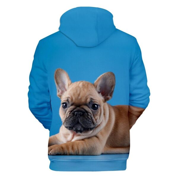 Frenchie World Shop 3D All Over French Bulldog Unisex Hoodie