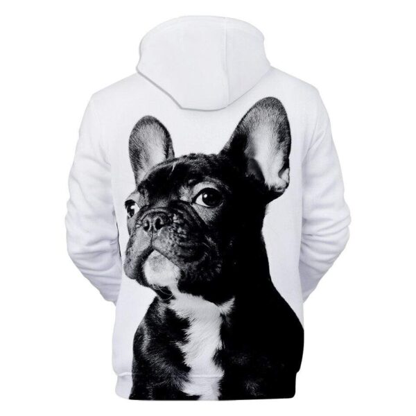 Frenchie World Shop 3D All Over French Bulldog Unisex Hoodie