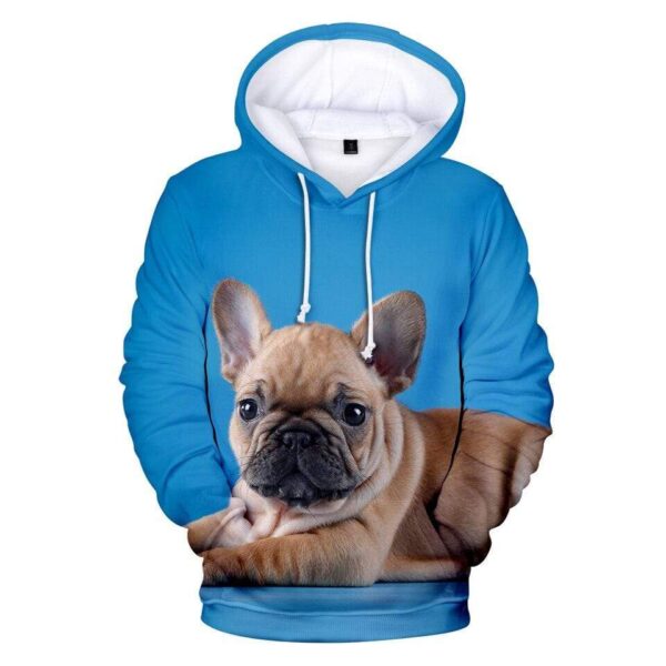 Frenchie World Shop 3D 9 / XXS 3D All Over French Bulldog Unisex Hoodie