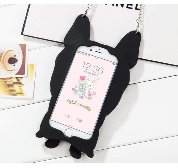Frenchie World Shop 3D French Bulldog Silicon Phone Case