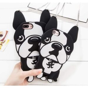 Frenchie World Shop 3D French Bulldog Silicon Phone Case