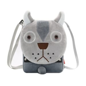 Frenchie World Shop Animal Bulldog Children's Messenger Bag Cute Cartoon Shoulder Bag Girl's Bag Cartoon Mobile Phone Bag Manufacturer's Direct