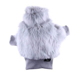 Frenchie World Shop Arctic Faux Fur French Bulldog Coat