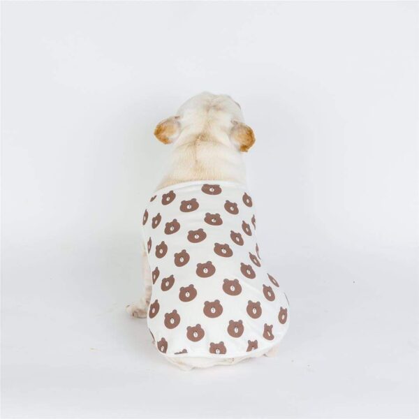 Frenchie World Shop Bear Pattern Dog Vest