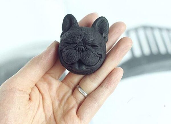 Frenchie World Shop Black Frenchie Ornament