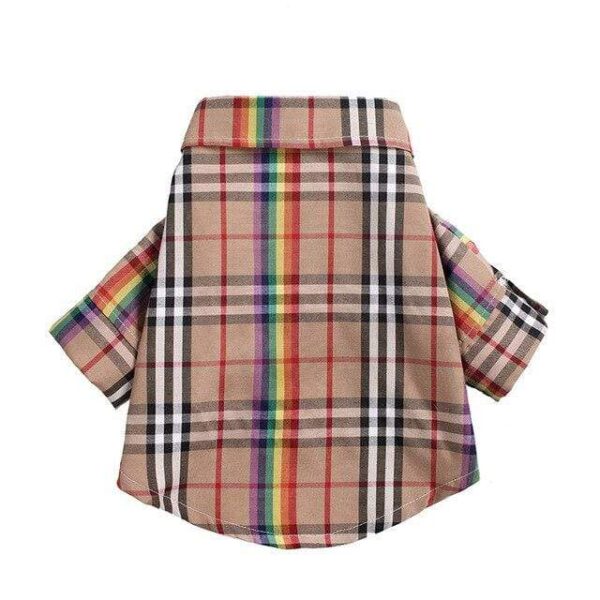 Frenchie World Shop British Plaid French Bulldog Shirt