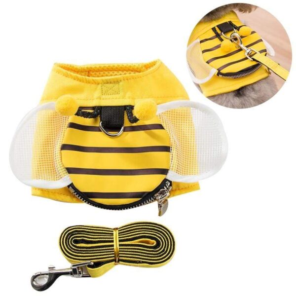 Frenchie World Shop Buzzing Bee French Bulldog Harness Set