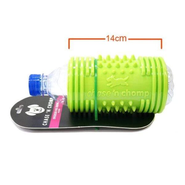 Frenchie World Shop Green / Color CAITEC Dog Toys Plastic Bottle Sleeve Dog Can Enjoy the Crunchy Sound Springy Chow Toy You Can Replace the Bottle by Yourself