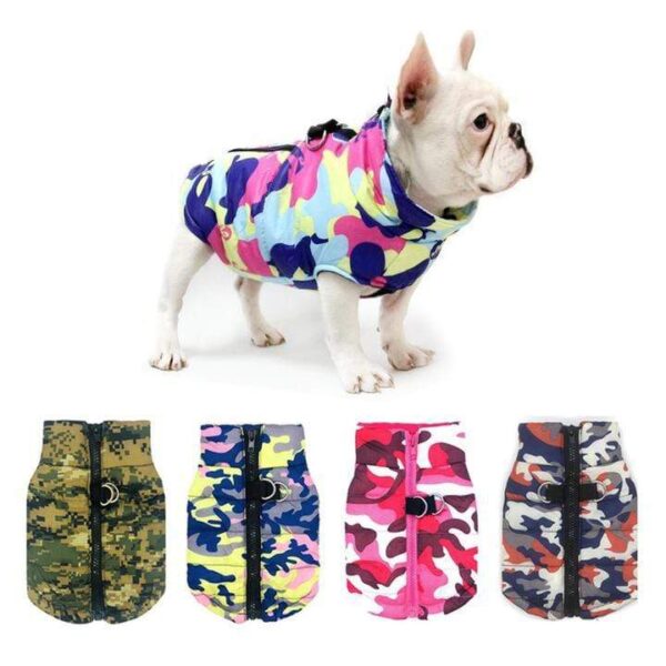 Frenchie World Shop Camo Winter Vests