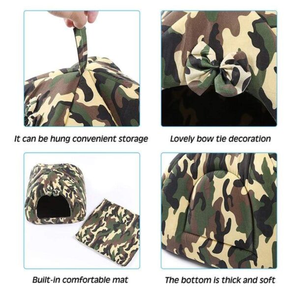 Frenchie World Shop Camouflage Dog House