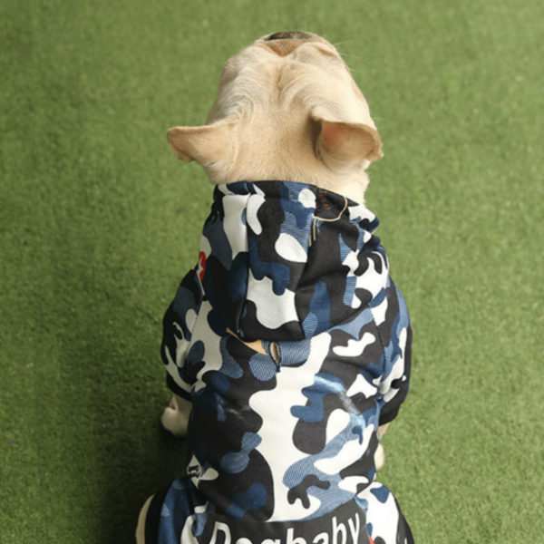 Frenchie World Shop Camouflage French Bulldog Hoodie