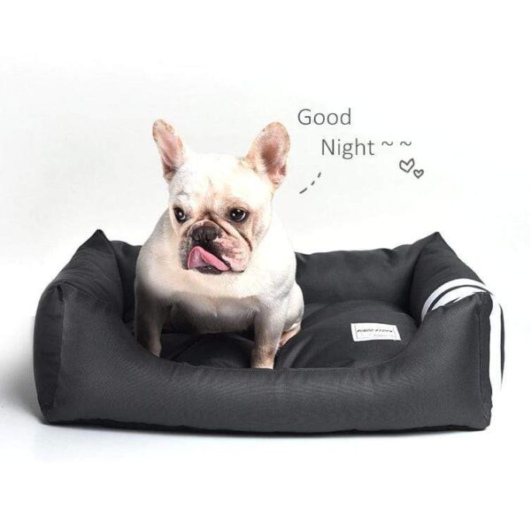 Frenchie World Shop Canvas Soft & Cozy French Bulldog Bed