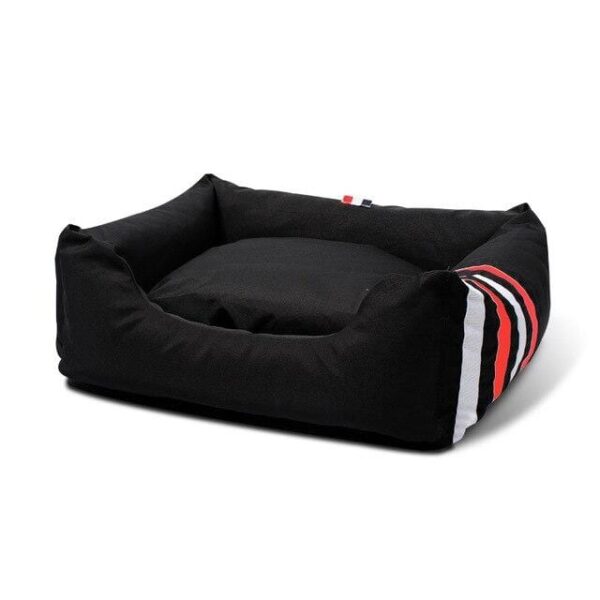 Frenchie World Shop Black / M  67X53X16CM Canvas Soft & Cozy French Bulldog Bed