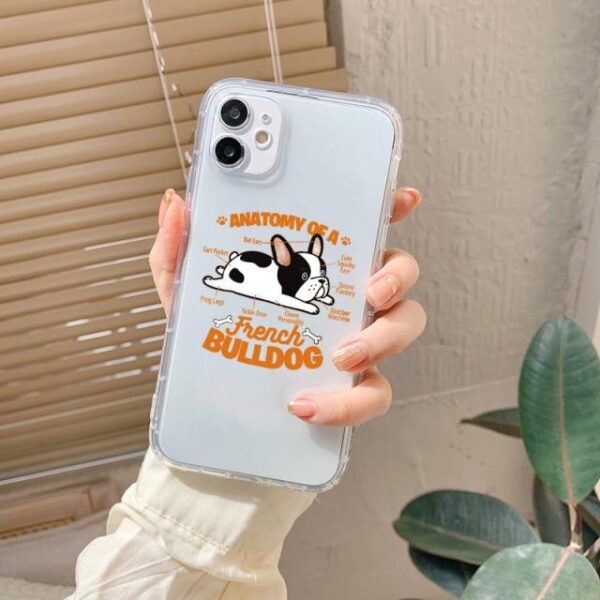 Frenchie World Shop For iPhone 11Promax / Style2 Cartoon French Bulldog Phone Case