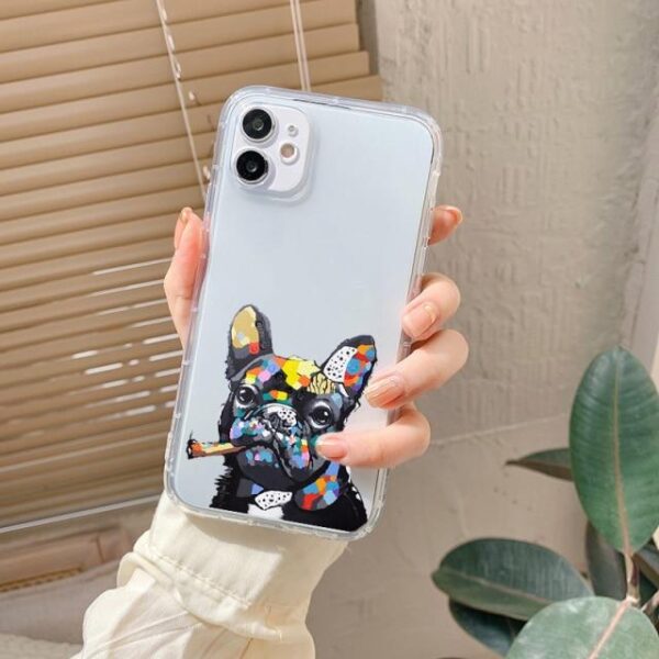 Frenchie World Shop For iPhone 11Promax / Style4 Cartoon French Bulldog Phone Case