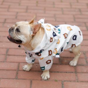 Frenchie World Shop Cartoon French Bulldog Raincoat