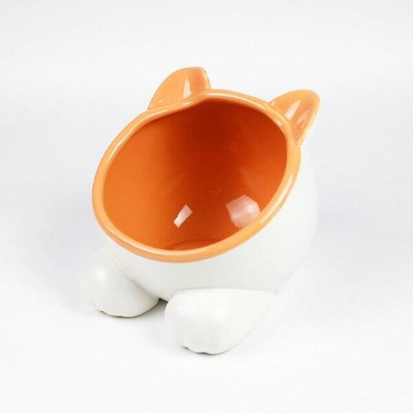 Frenchie World Shop as picture / S Ceramic Frenchie Food & Water Bowl