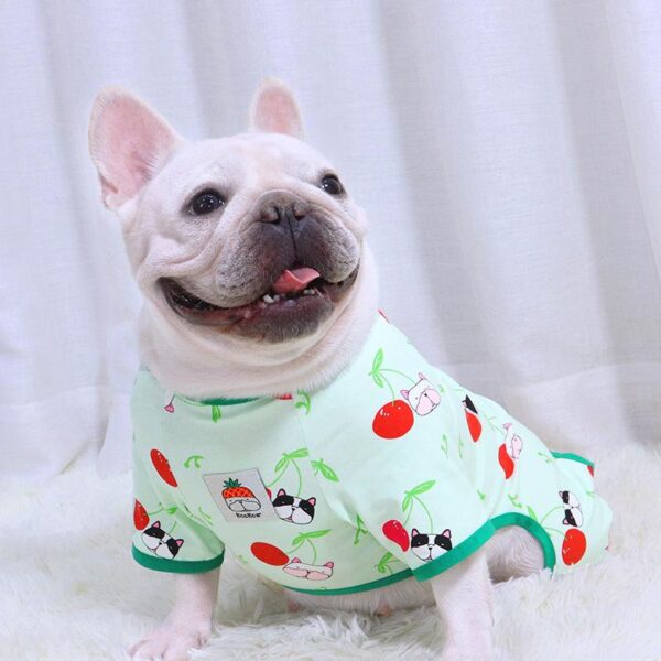 Frenchie World Shop Cherry French Bulldog Pajama