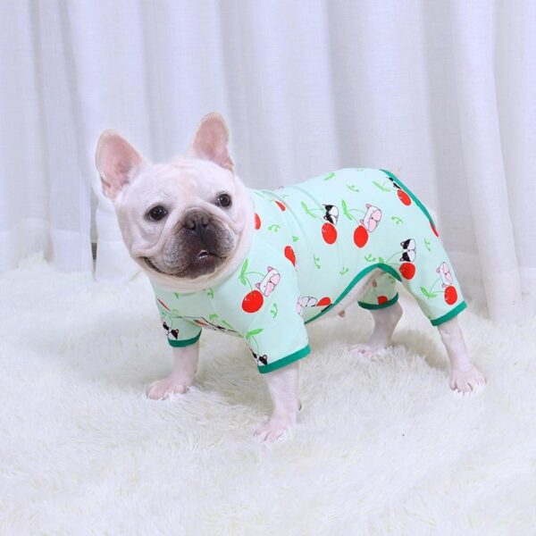 Frenchie World Shop Cherry French Bulldog Pajama