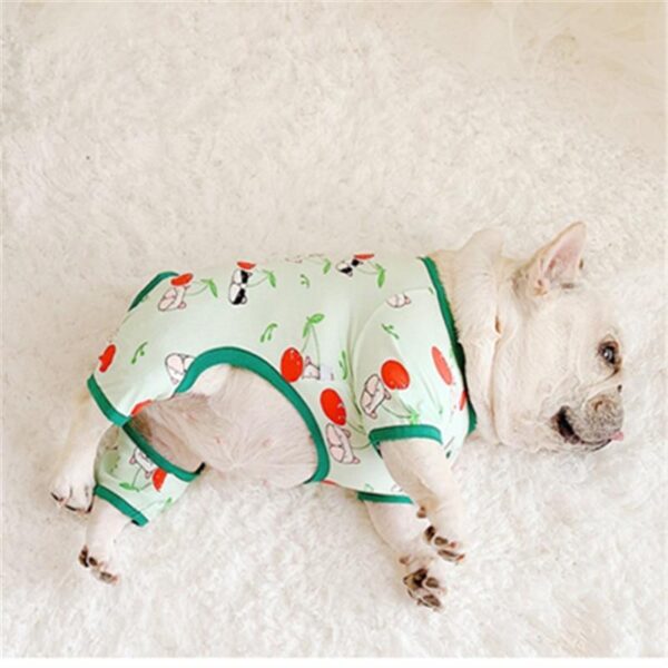 Frenchie World Shop Cherry French Bulldog Pajama