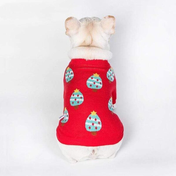 Frenchie World Shop Christmas Lampion French Bulldog Sweater