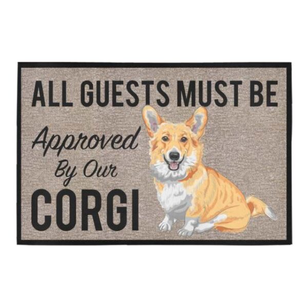 Frenchie World Shop Doormat 1 / 40cmx60cm CLOOCL All Guests Must Be Approved By Our French Bulldog Doormat 3D Print Pet Dog Doormat Non Slip Floor Mat Decor Drop Shipping