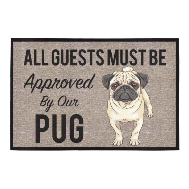 Frenchie World Shop Doormat 5 / 40cmx60cm CLOOCL All Guests Must Be Approved By Our French Bulldog Doormat 3D Print Pet Dog Doormat Non Slip Floor Mat Decor Drop Shipping