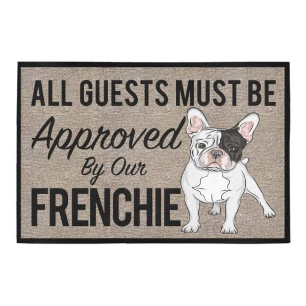 Frenchie World Shop Doormat 8 / 40cmx60cm CLOOCL All Guests Must Be Approved By Our French Bulldog Doormat 3D Print Pet Dog Doormat Non Slip Floor Mat Decor Drop Shipping