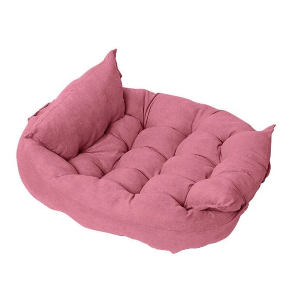 Frenchie World Shop Dark Pink / S Cozy French Bulldog Sofa Bed