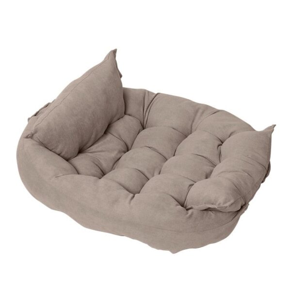 Frenchie World Shop Khaki / S Cozy French Bulldog Sofa Bed