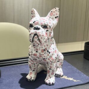 Frenchie World Shop 0 Creativity Living Room Colorful French Bulldog Statue Ornanments Office Decorations Porch Wine Cabinet Resin Crafts Ornaments