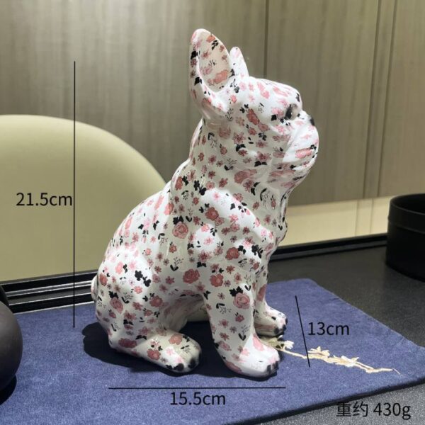 Frenchie World Shop 0 B Creativity Living Room Colorful French Bulldog Statue Ornanments Office Decorations Porch Wine Cabinet Resin Crafts Ornaments
