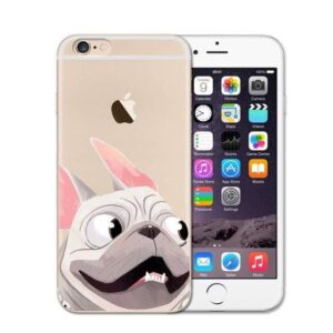 Frenchie World Shop 4 / For iPhone SE 5 5S Cute French Bulldog Soft Case For iPhone