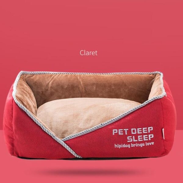 Frenchie World Shop Red / 80cmX60cmX20cm / United States Deep Sleep French Bulldog Bed