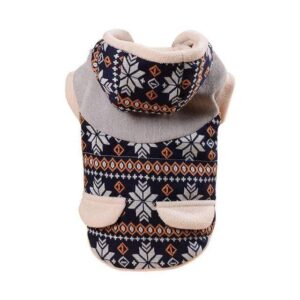 Frenchie World Shop Snow / S Deer & Snow French Bulldog Hooded Coat