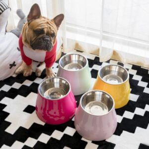 Frenchie World Shop Designer French Bulldog High Foot Bowl