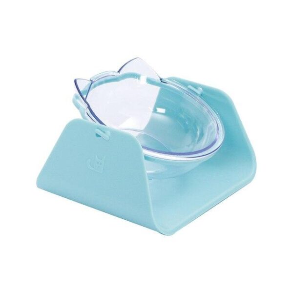 Frenchie World Shop Blue Designer Transparent French Bulldog Bowl