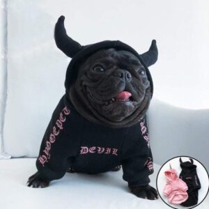 Frenchie World Shop Devil / XS Devil/Unicorn French Bulldog Hoodie