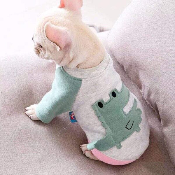 Frenchie World Shop Dino French Bulldog Hoodie