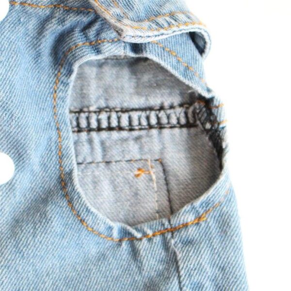 Frenchie World Shop Distressed Denim French Bulldog Vest
