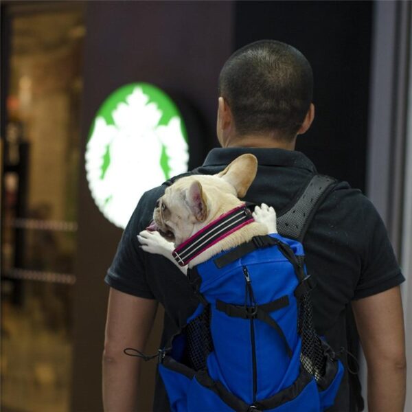 Frenchie World Shop Dog Backpack Sack Carrier