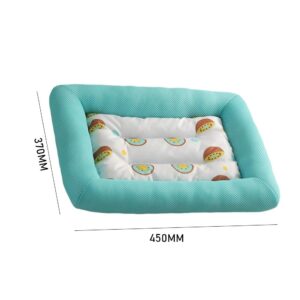 Frenchie World Shop 0 Green / S / China Dog Cooling Mat Summer Dog Mat Cat Breathable Blanket Large Ice Silk Cool Bed Washable Pet Indoor Sofa Cushion